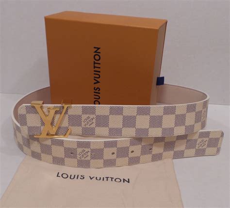 white checkered louis vuitton|checkered Louis Vuitton belt.